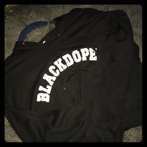 BLACKDOPE Crop Top Hoodie